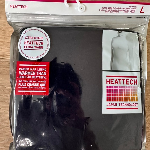 BNWT TURTLENECK EXTRA WARM NAVY SIZE L - Picture 2 of 5